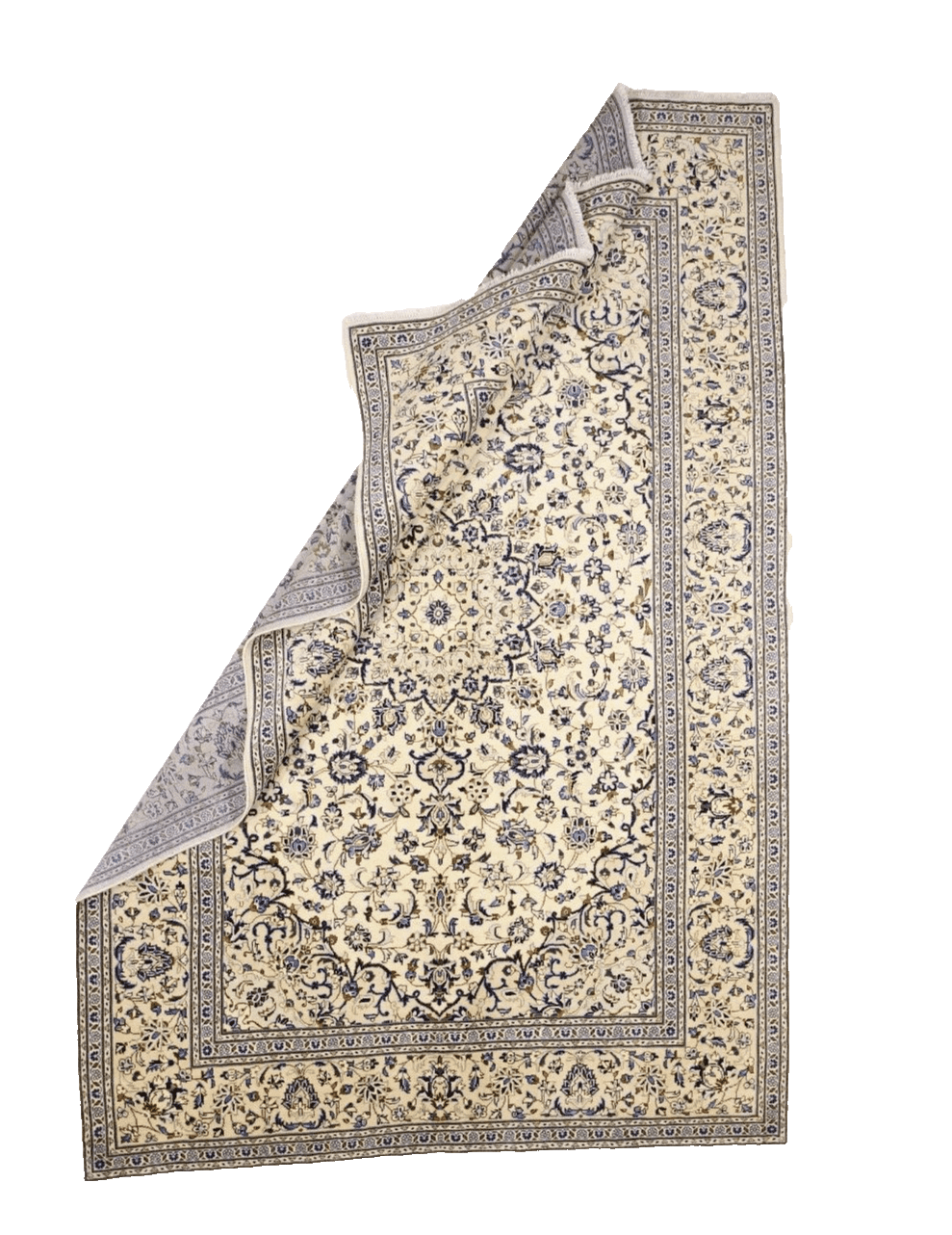 Handgeknüpfter Kashan Perserteppich, 360 × 243 cm, Wolle