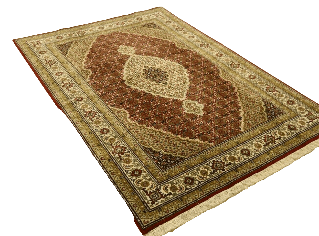 Handgeknüpfter Täbriz Orientteppich 242 × 169 cm