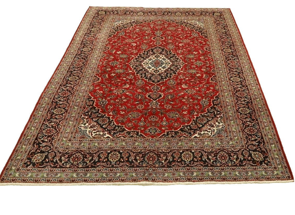 Medaillon Perserteppich aus Iran, 351 × 248 cm