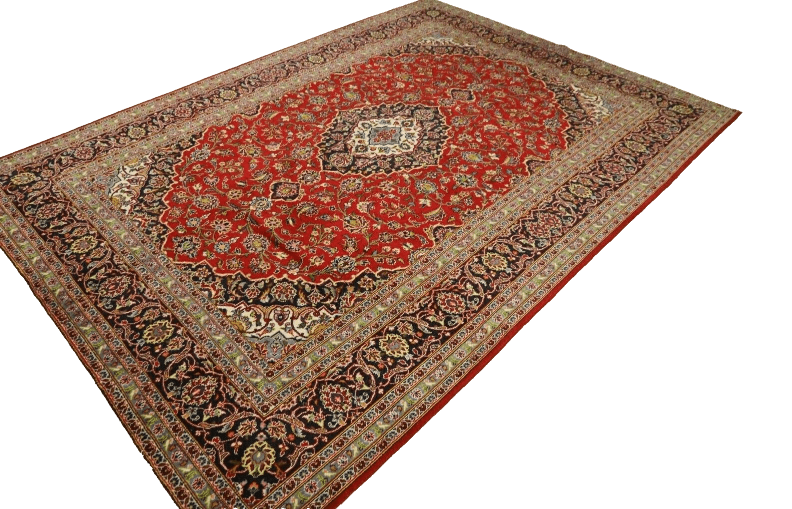 Medaillon Perserteppich aus Iran, 351 × 248 cm