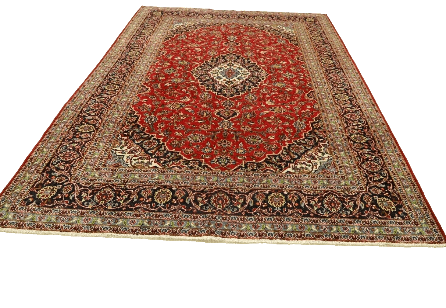 Medaillon Perserteppich aus Iran, 351 × 248 cm