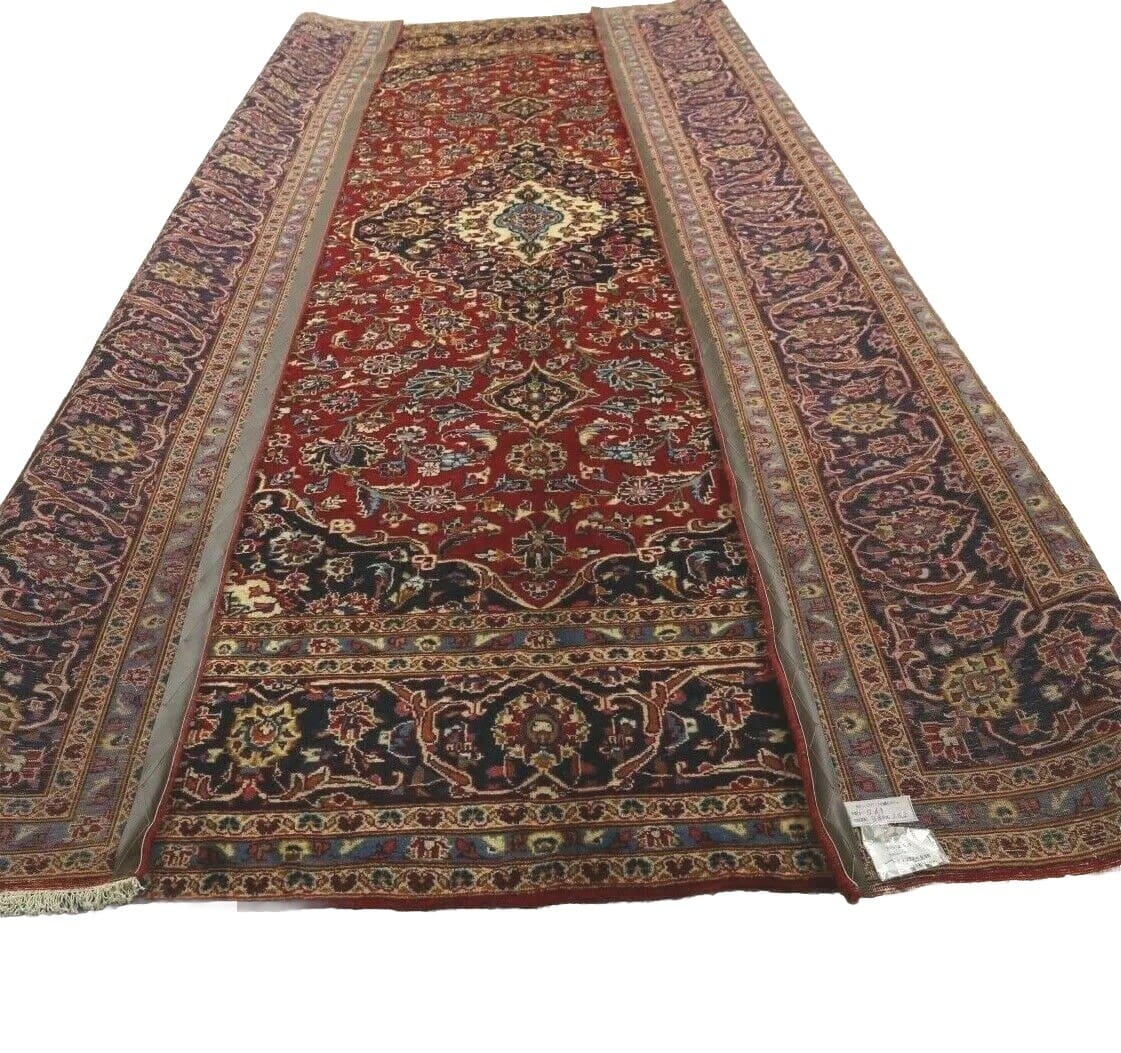 Kashan Perserteppich 346 × 244 cm aus Wolle, handgeknüpft