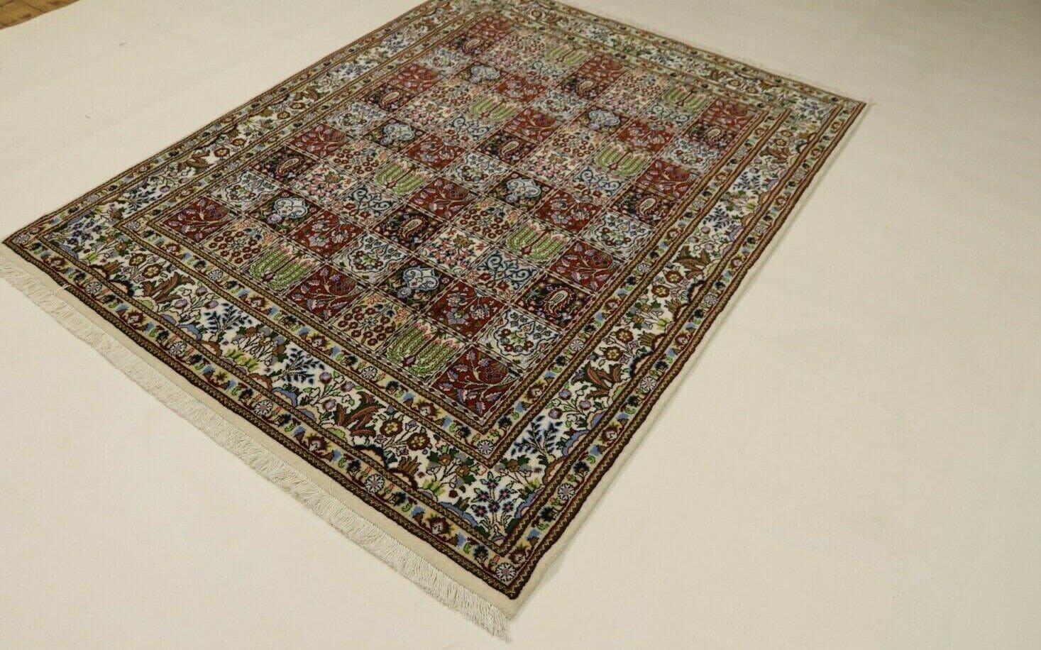 Handgeknüpfter Moud Perserteppich 195 × 150 cm