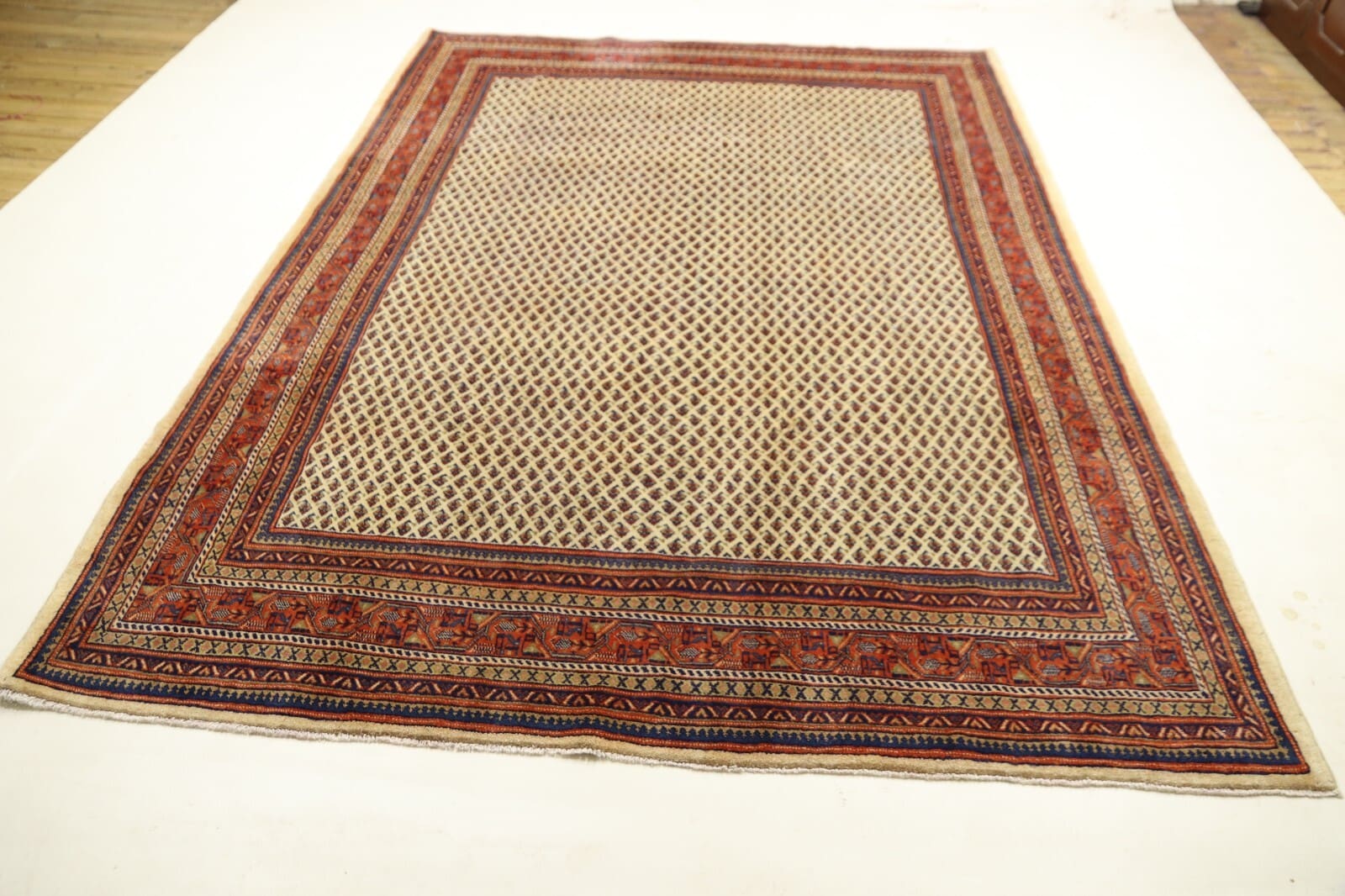 Handgeknüpfter Sarough Farahan Perserteppich 325 × 230 cm