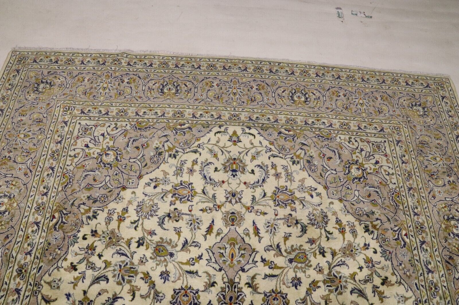 Kashan Perserteppich 350 × 245 cm aus Wolle, handgeknüpft
