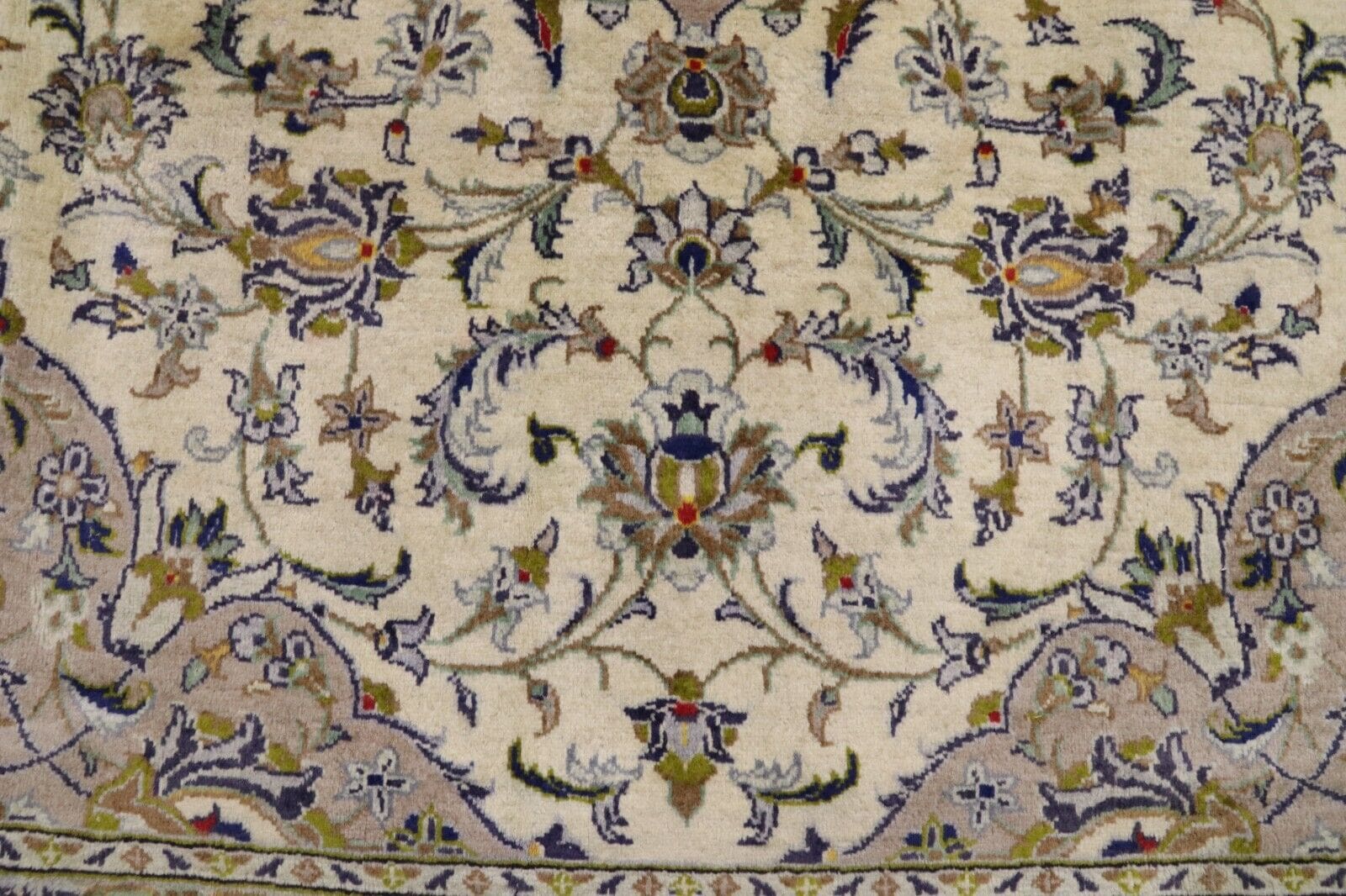 Kashan Perserteppich 350 × 245 cm aus Wolle, handgeknüpft