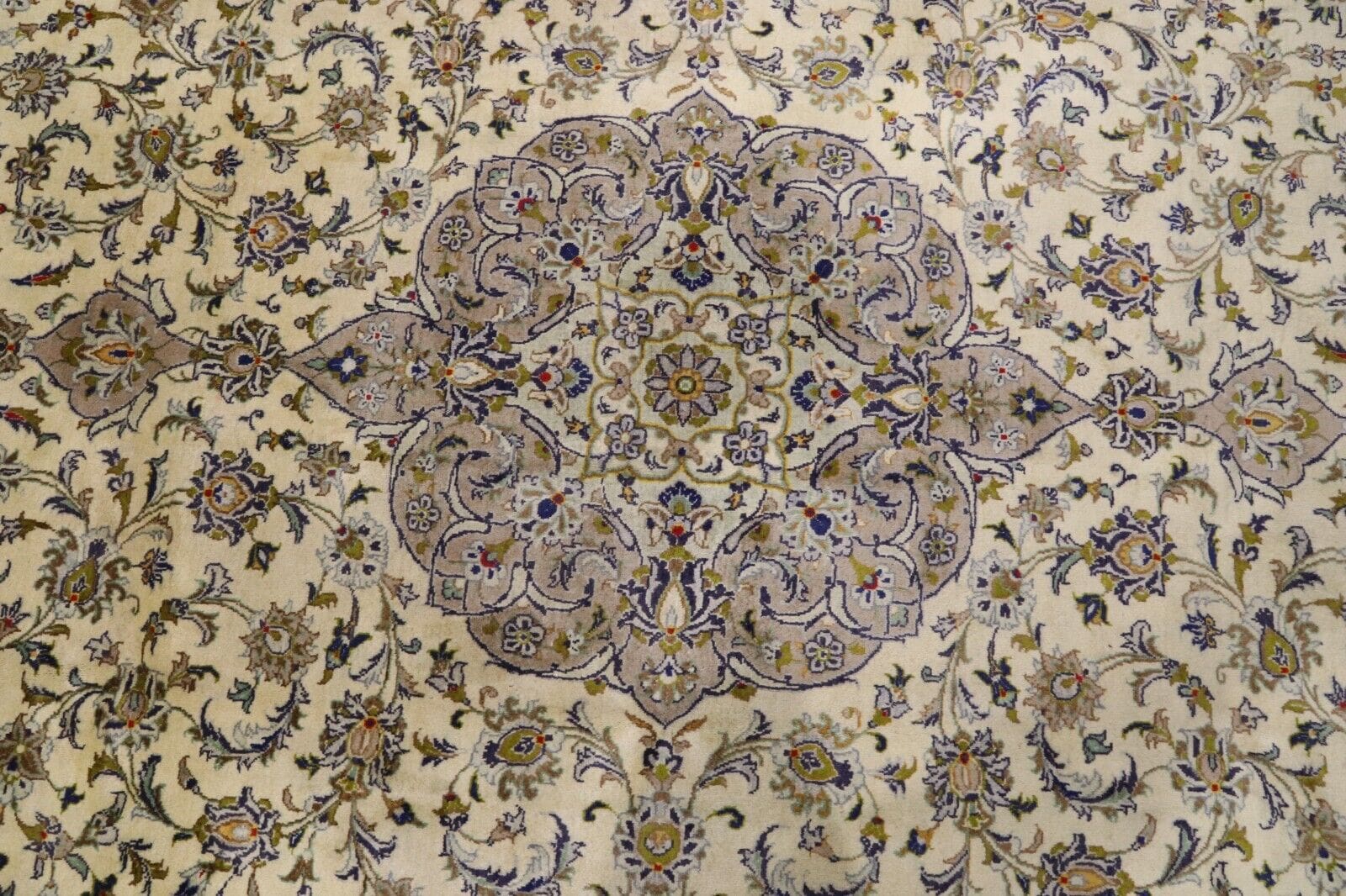 Kashan Perserteppich 350 × 245 cm aus Wolle, handgeknüpft