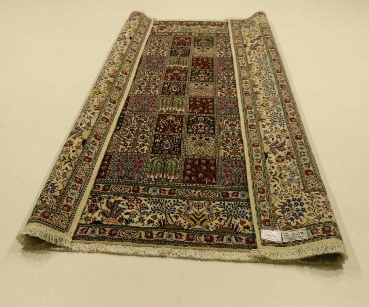 Moud Perserteppich 230 × 170 cm aus Wolle & Seide, handgeknüpft