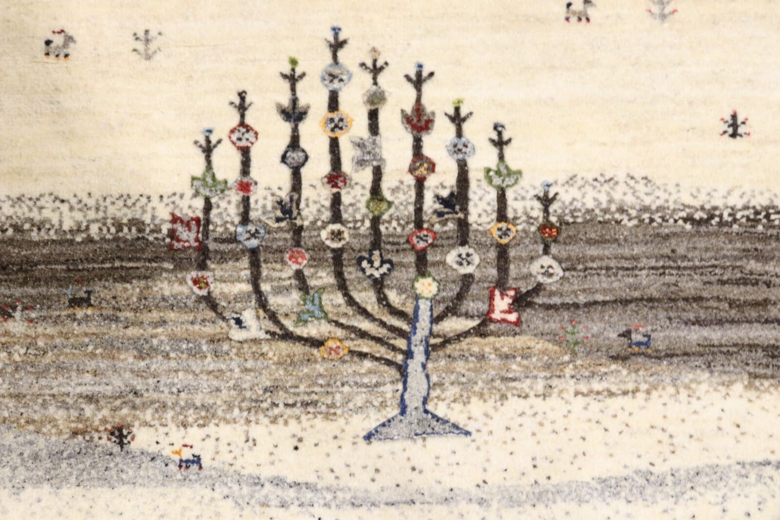 Handgeknüpfter Gabbeh Loribaft Perserteppich, 248 × 170 cm, Wolle