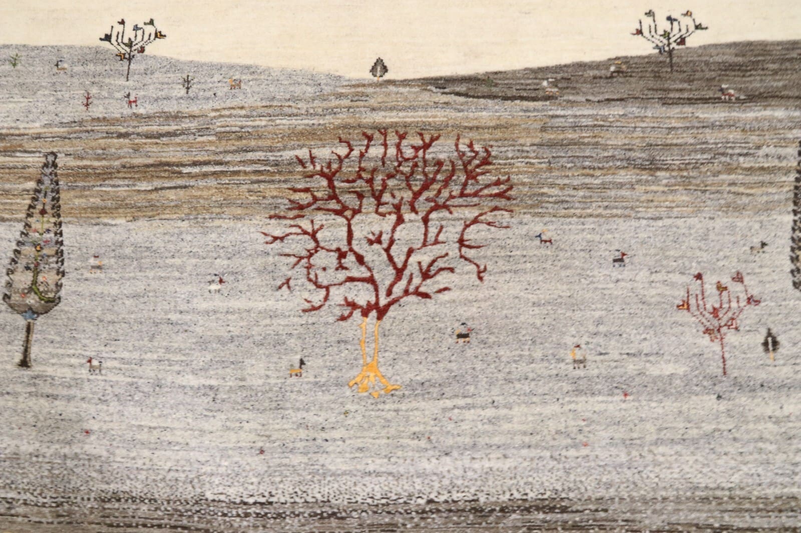 Handgeknüpfter Gabbeh Loribaft Perserteppich, 248 × 170 cm, Wolle