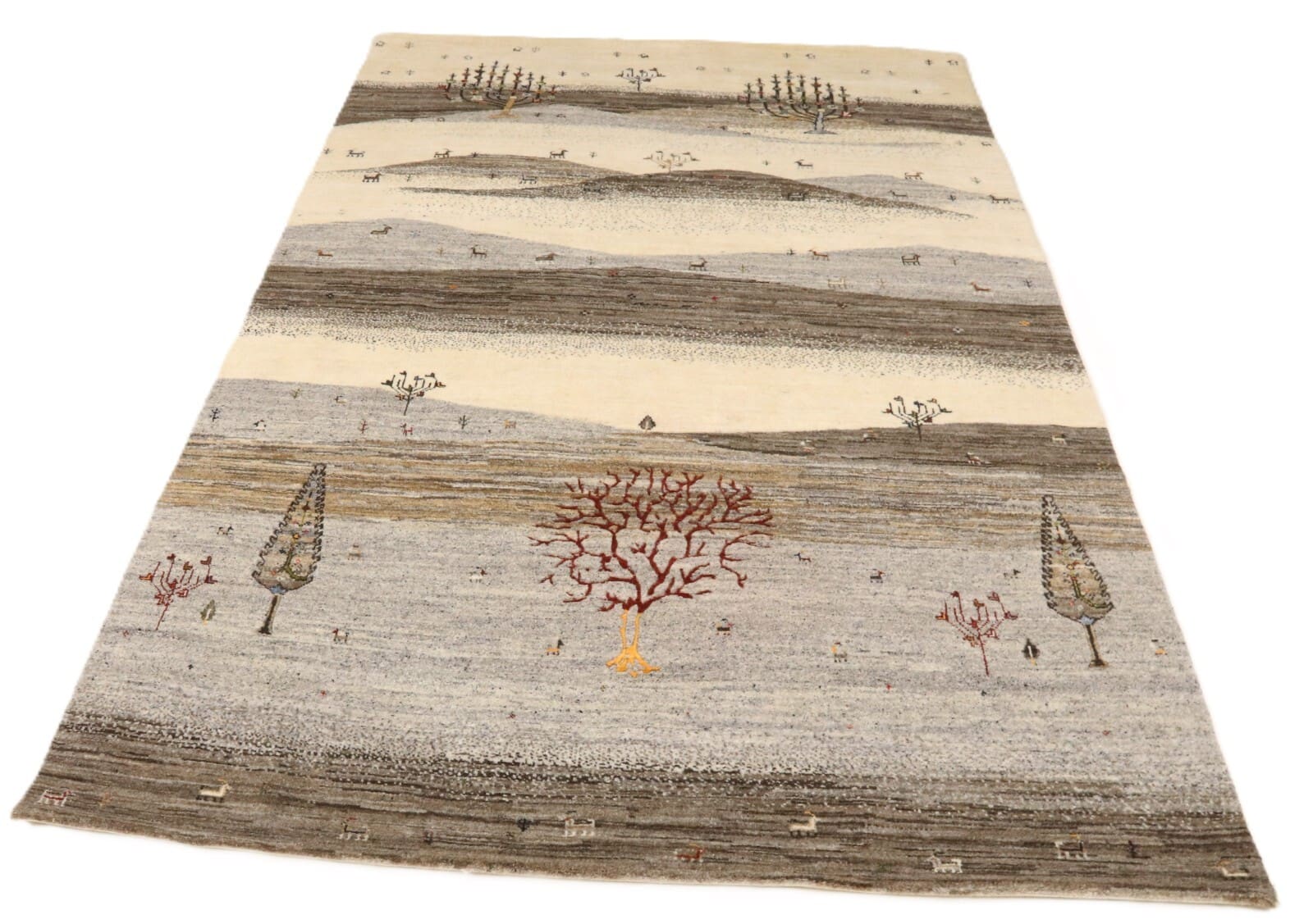 Handgeknüpfter Gabbeh Loribaft Perserteppich, 248 × 170 cm, Wolle