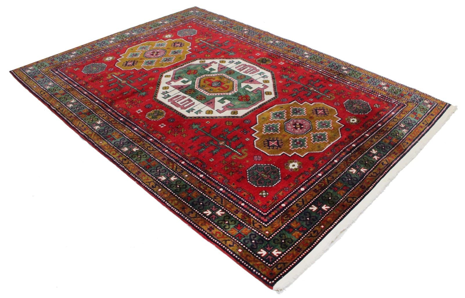 Handgeknüpfter Geblümt Orientteppich 240 × 170 cm