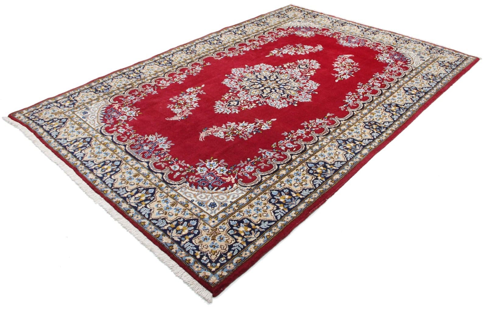 Kerman Perserteppich aus Iran, 275 × 185 cm