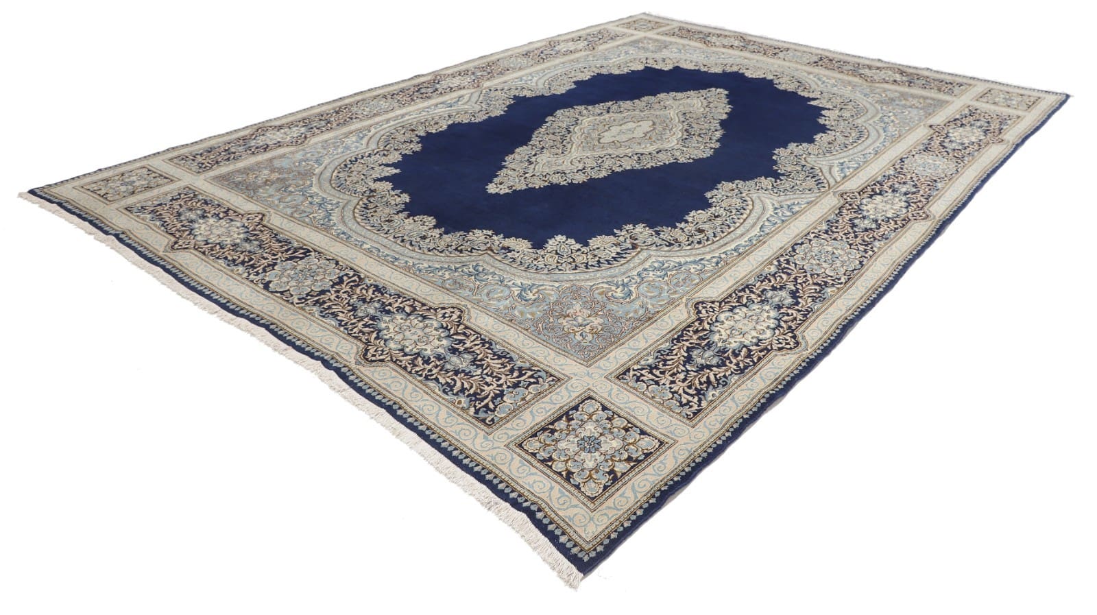 Kerman Perserteppich 415 × 304 cm aus Wolle, handgeknüpft