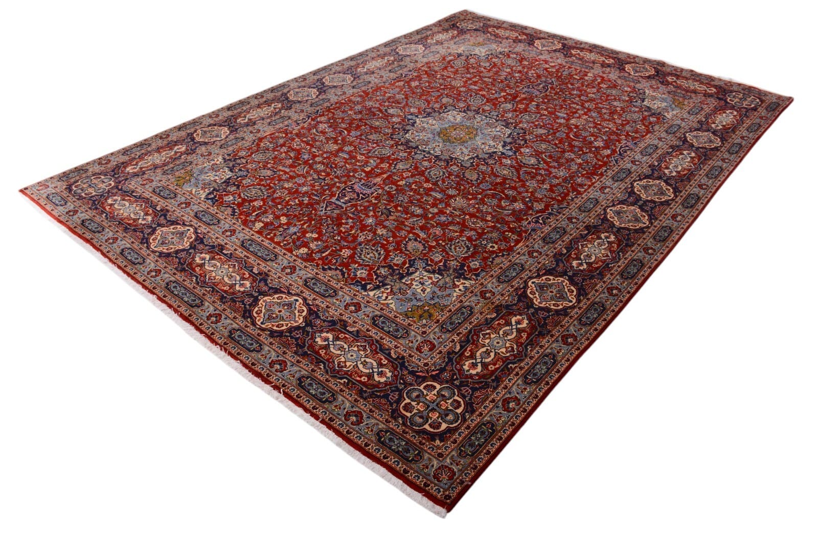 Handgeknüpfter Kashan Perserteppich 425 × 300 cm