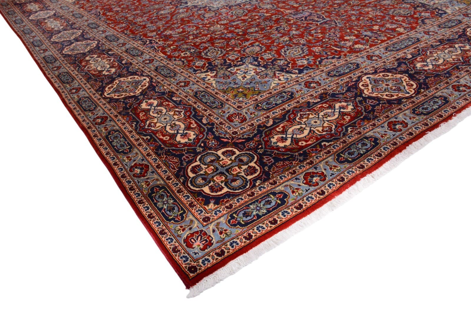 Handgeknüpfter Kashan Perserteppich 425 × 300 cm