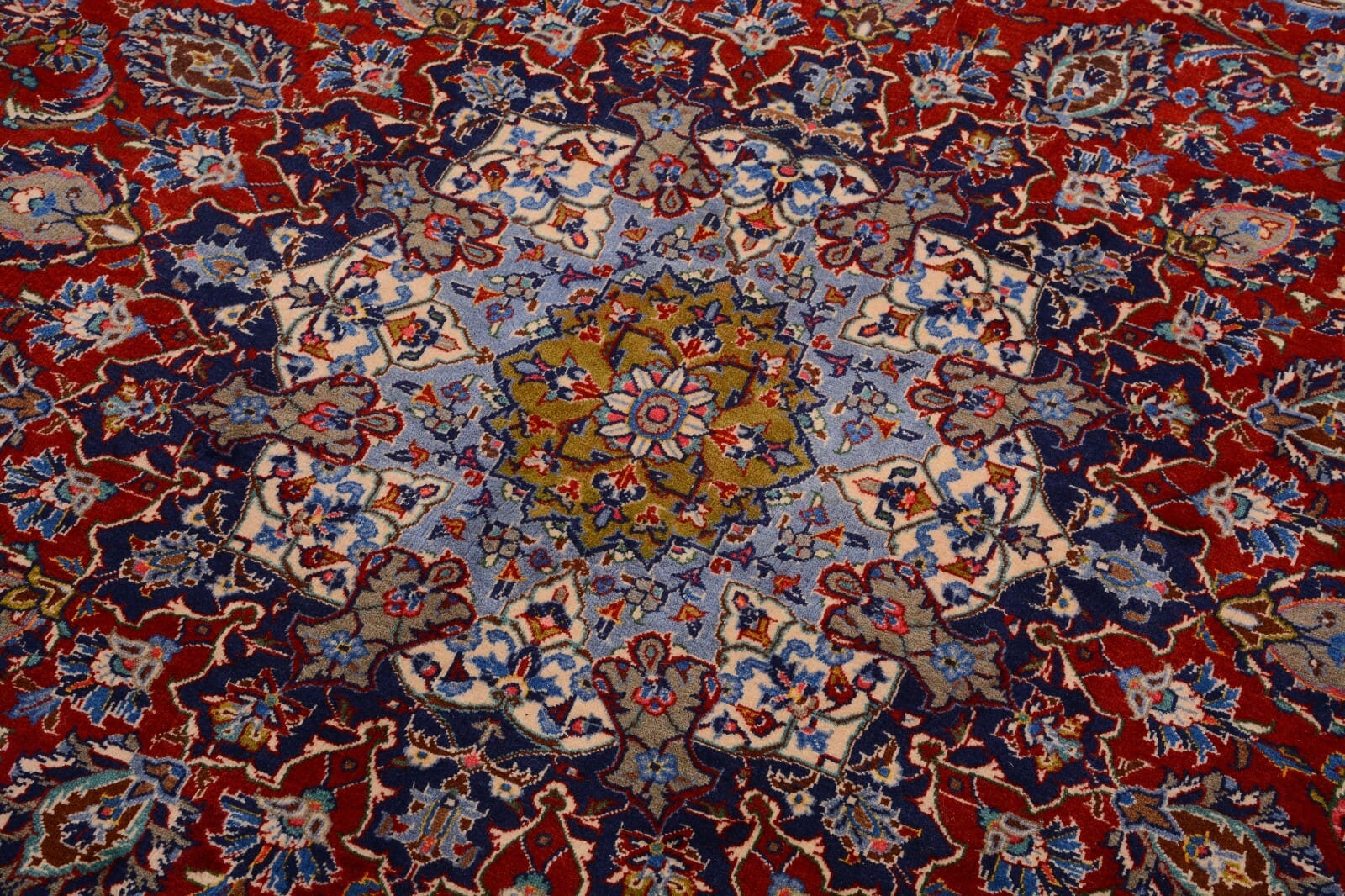 Handgeknüpfter Kashan Perserteppich 425 × 300 cm