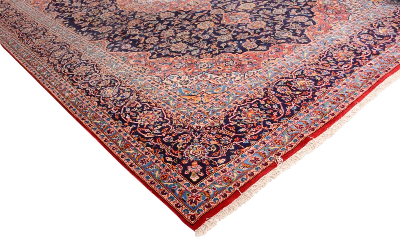 Handgeknüpfter Kashan Perserteppich 440 × 295 cm
