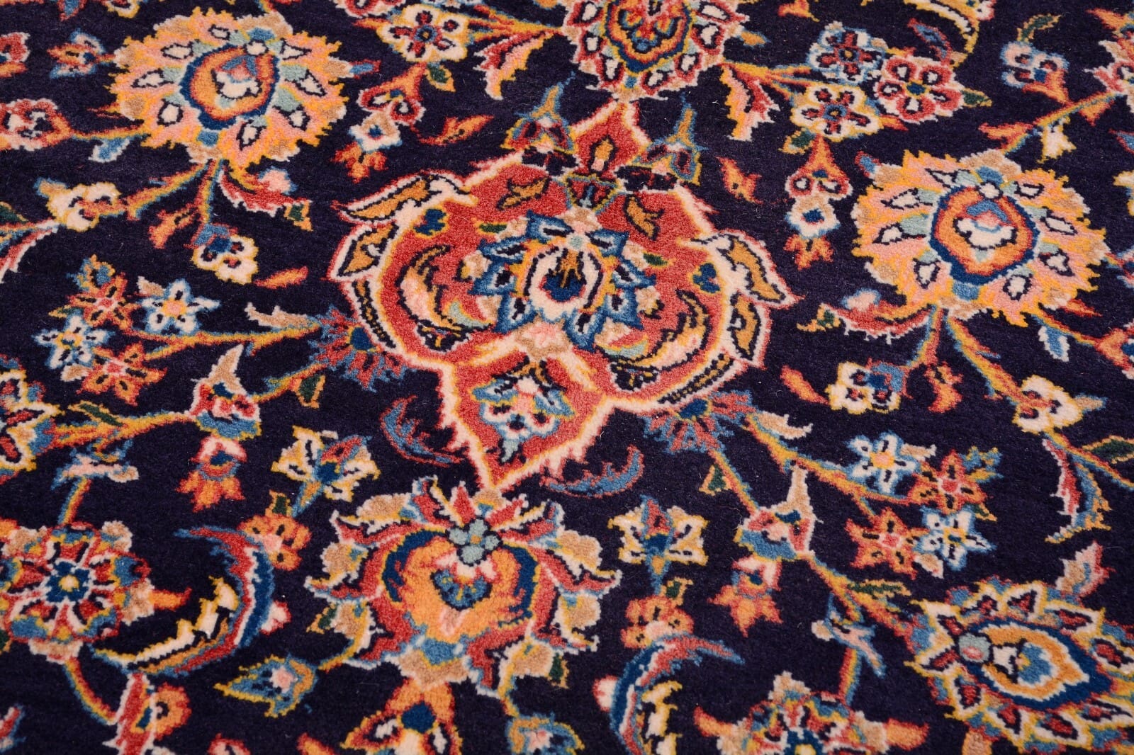 Handgeknüpfter Kashan Perserteppich 440 × 295 cm
