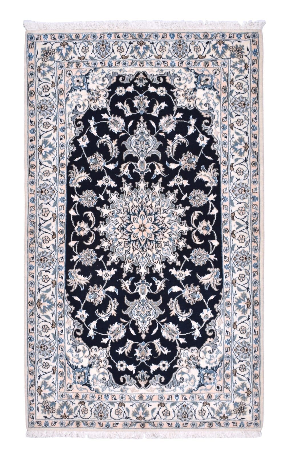 Handgeknüpfter Nain Perserteppich, 197 × 118 cm, Wolle
