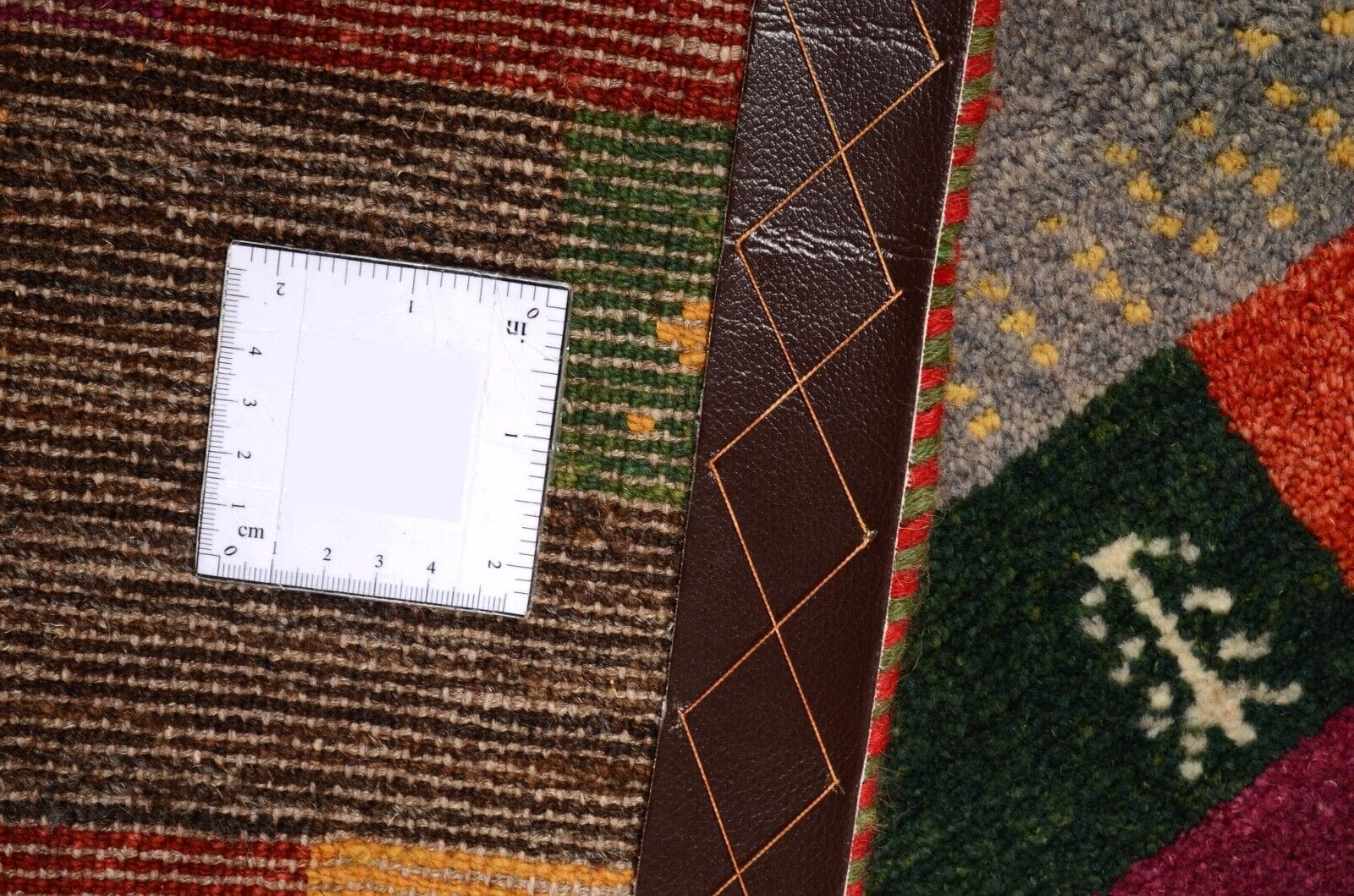 Gabbeh Perserteppich aus Iran, 111 × 76 cm