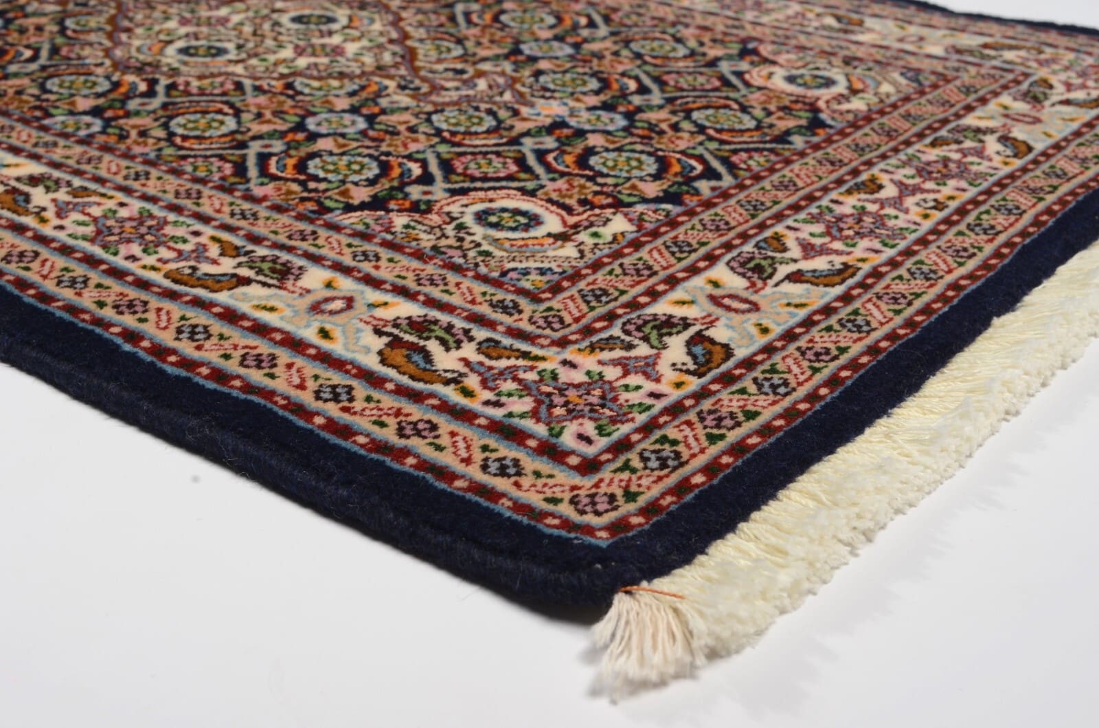 Moud Perserteppich aus Iran, 90 × 60 cm