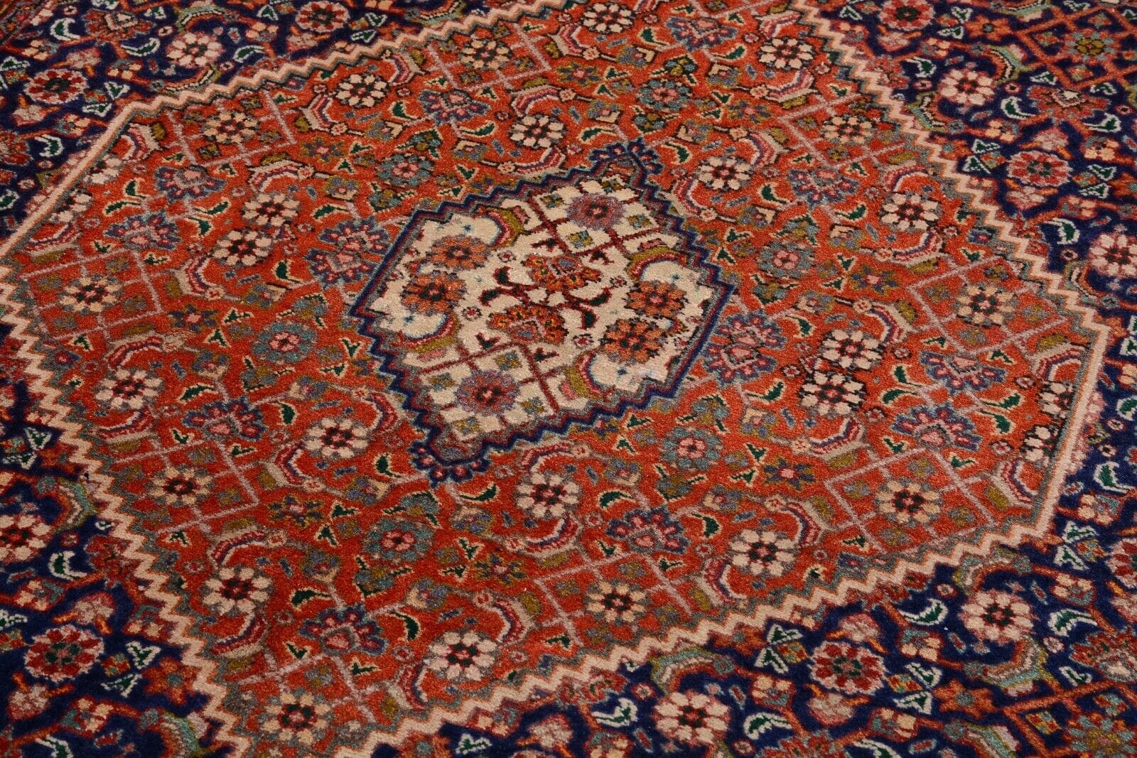 Handgeknüpfter Täbriz Perserteppich, 294 × 195 cm, Wolle