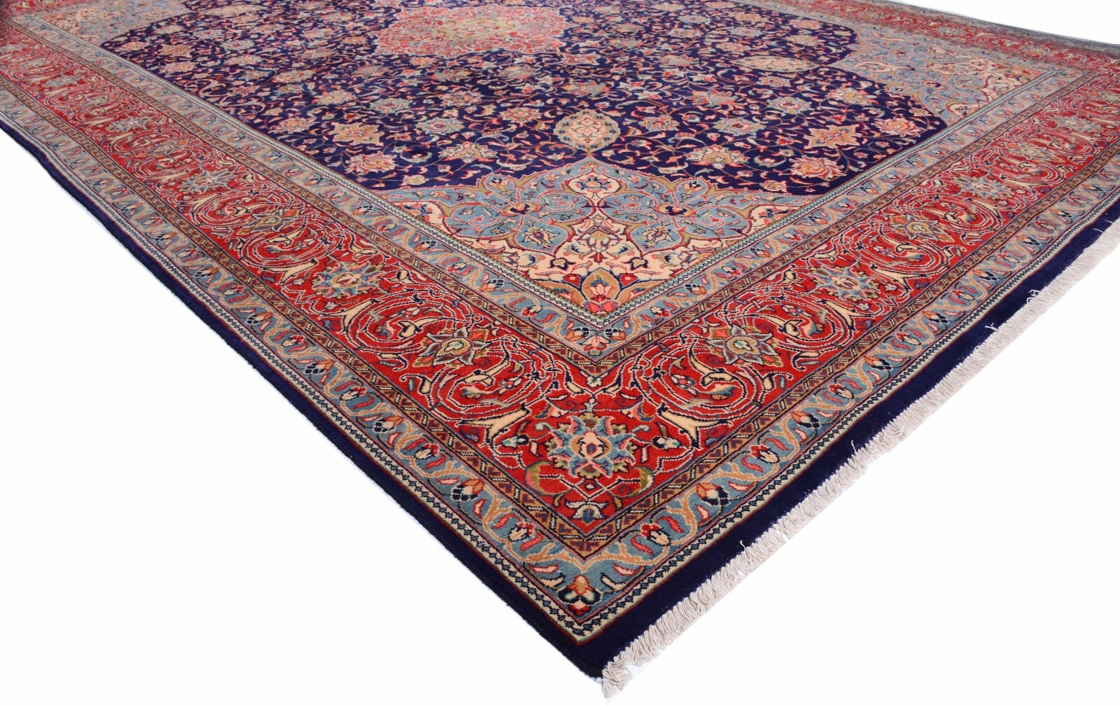 Sarough Farahan Perserteppich 383 × 273 cm aus Wolle, handgeknüpft