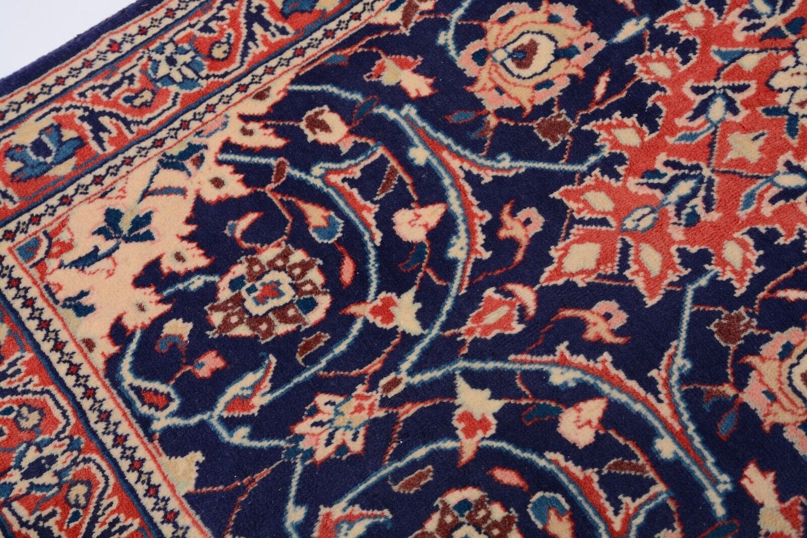 Handgeknüpfter Sarough Farahan Perserteppich, 447 × 80 cm, Wolle