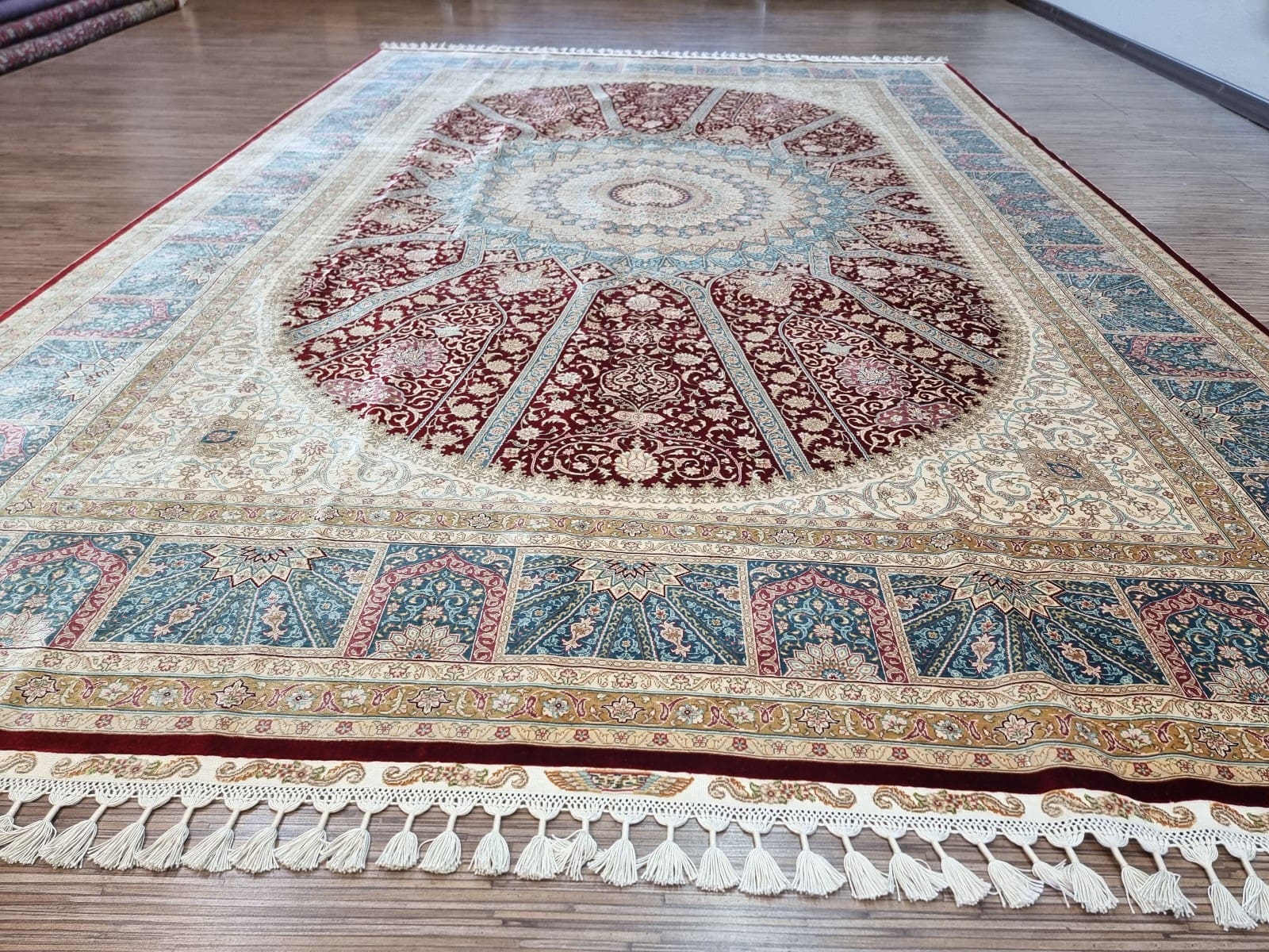 Handgeknüpfter Hereke Orientteppich 300 × 198 cm