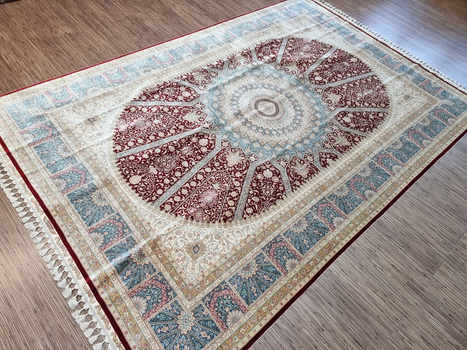 Handgeknüpfter Hereke Orientteppich 300 × 198 cm