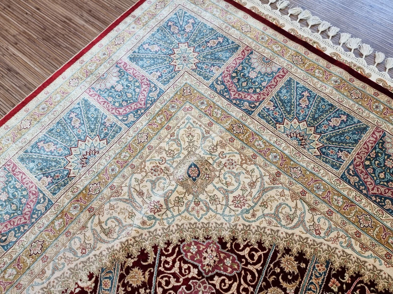 Handgeknüpfter Hereke Orientteppich 300 × 198 cm