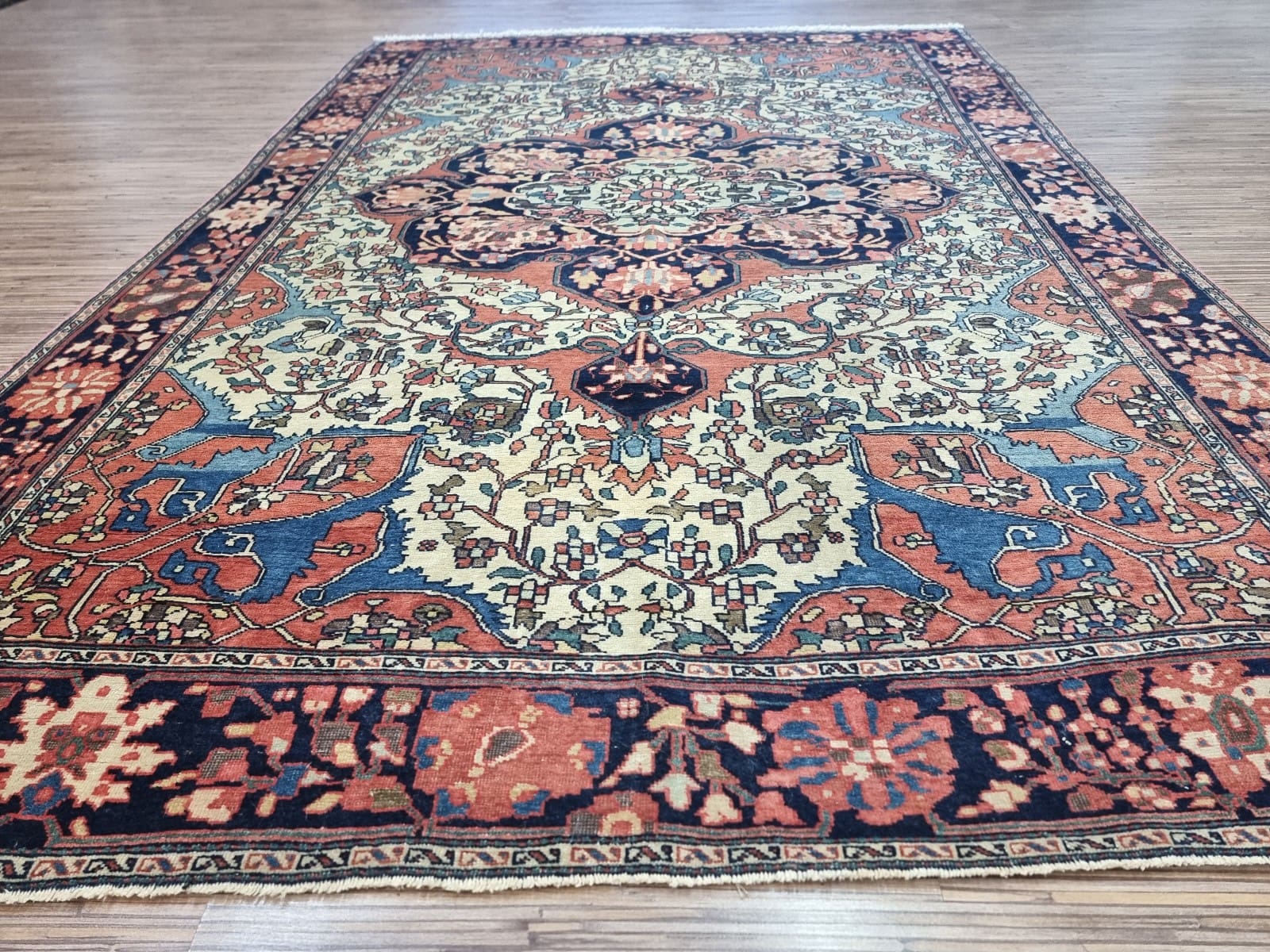 Orientalisch Perserteppich 199 × 126 cm aus Wolle, handgeknüpft