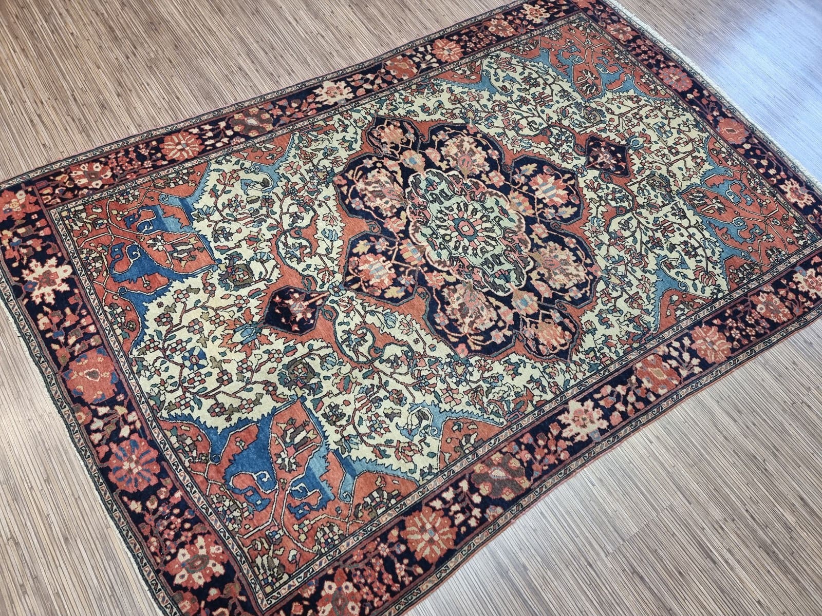 Orientalisch Perserteppich 199 × 126 cm aus Wolle, handgeknüpft