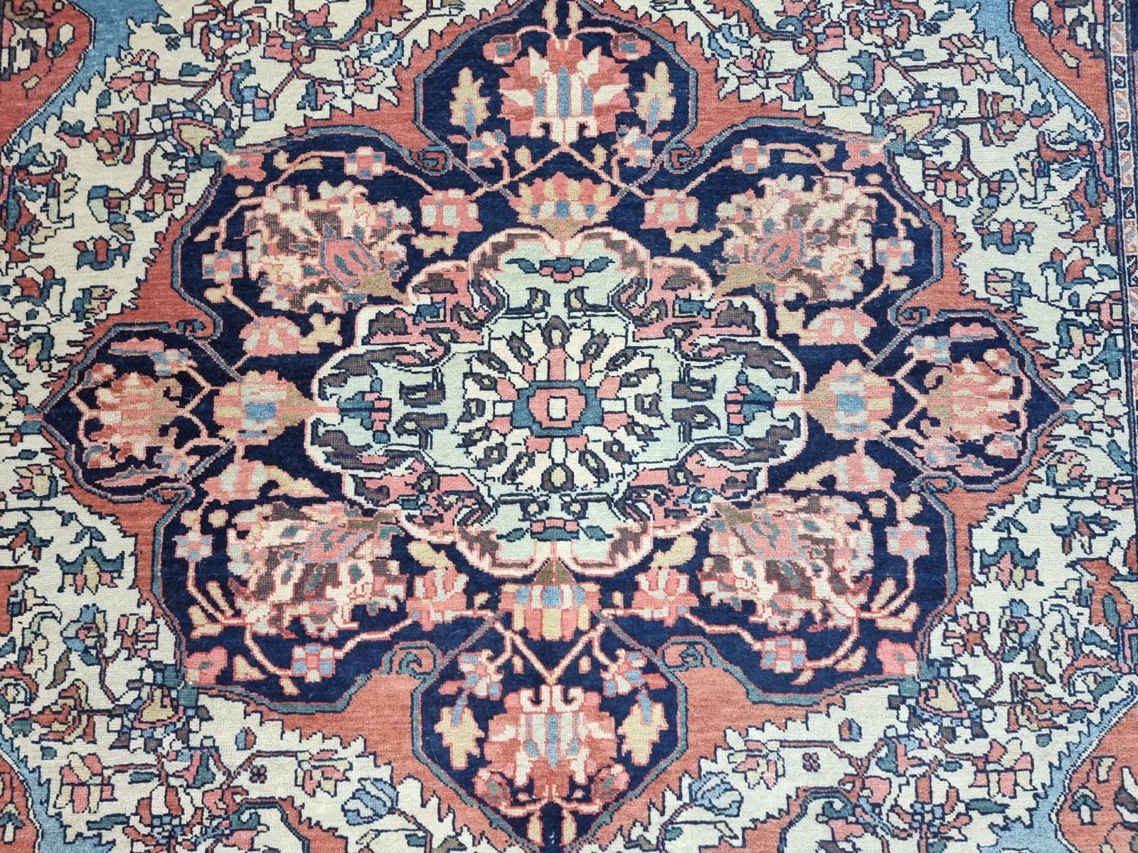 Orientalisch Perserteppich 199 × 126 cm aus Wolle, handgeknüpft