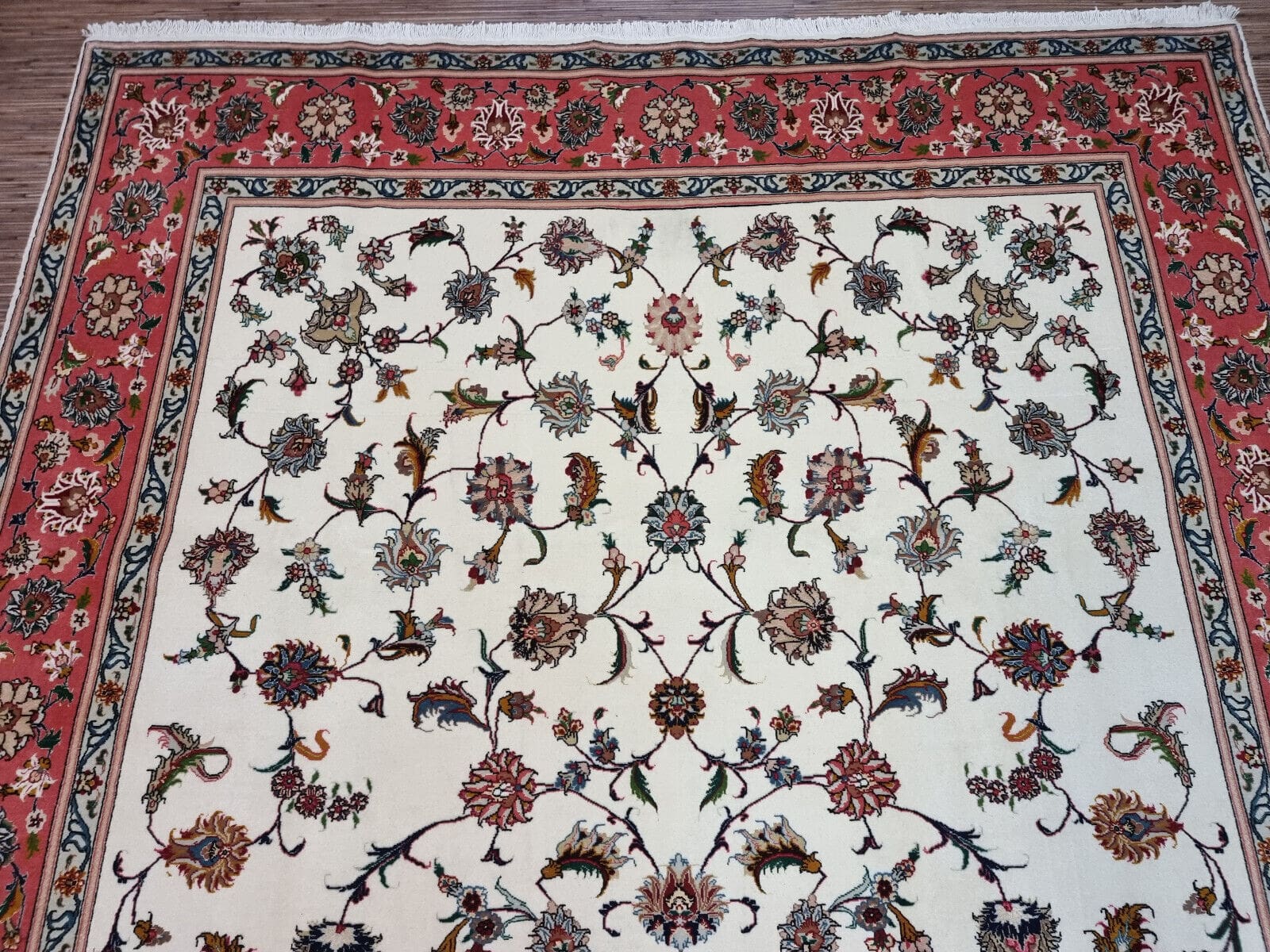 Handgeknüpfter Täbriz Perserteppich 305 × 202 cm