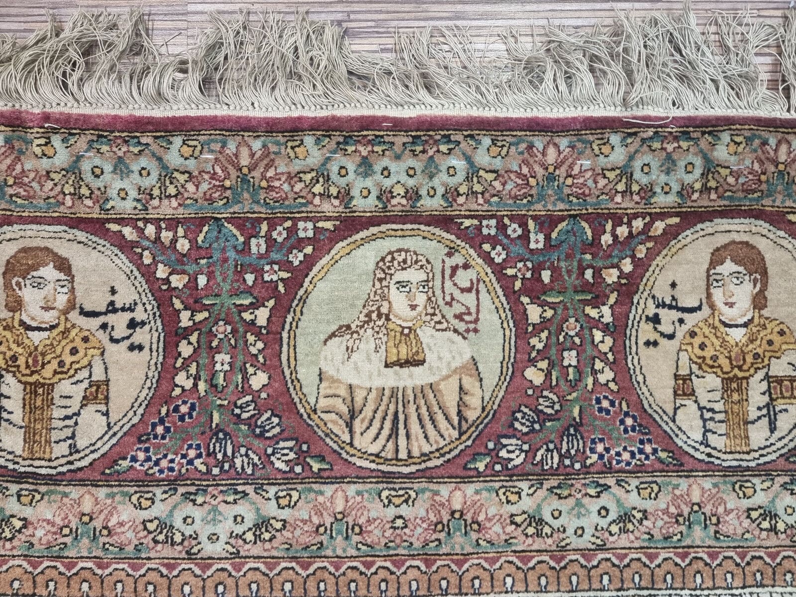 Kerman Perserteppich 215 × 135 cm aus Wolle, handgeknüpft