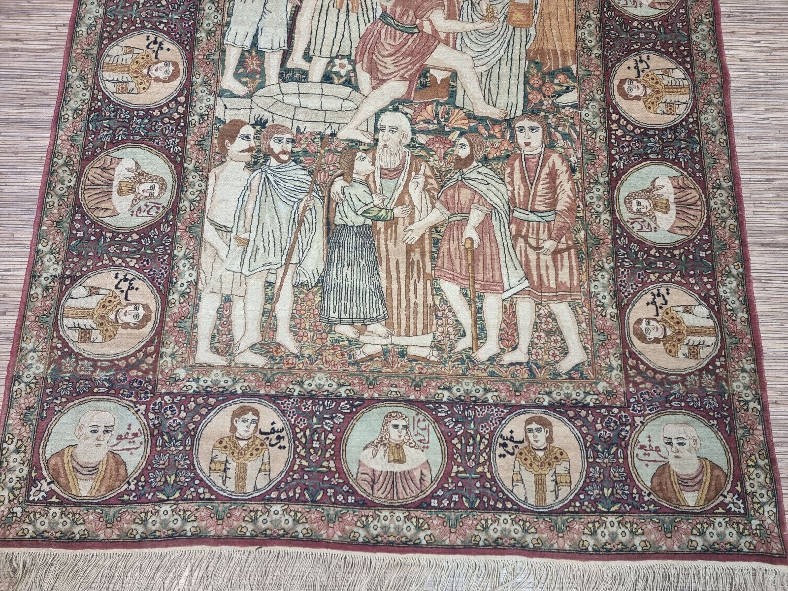 Kerman Perserteppich 215 × 135 cm aus Wolle, handgeknüpft