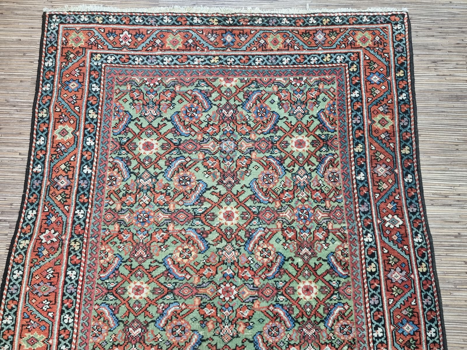 Handgeknüpfter Orientalisch Perserteppich, 210 × 123 cm, Wolle