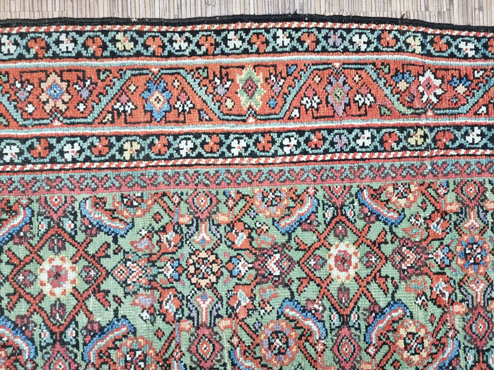 Handgeknüpfter Orientalisch Perserteppich, 210 × 123 cm, Wolle