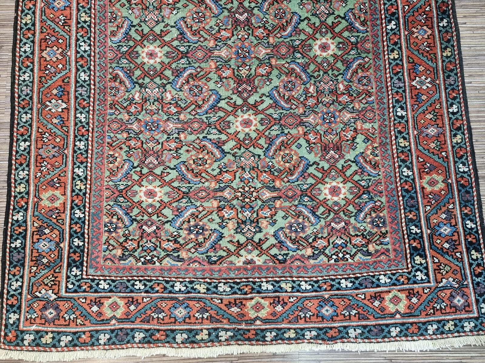 Handgeknüpfter Orientalisch Perserteppich, 210 × 123 cm, Wolle