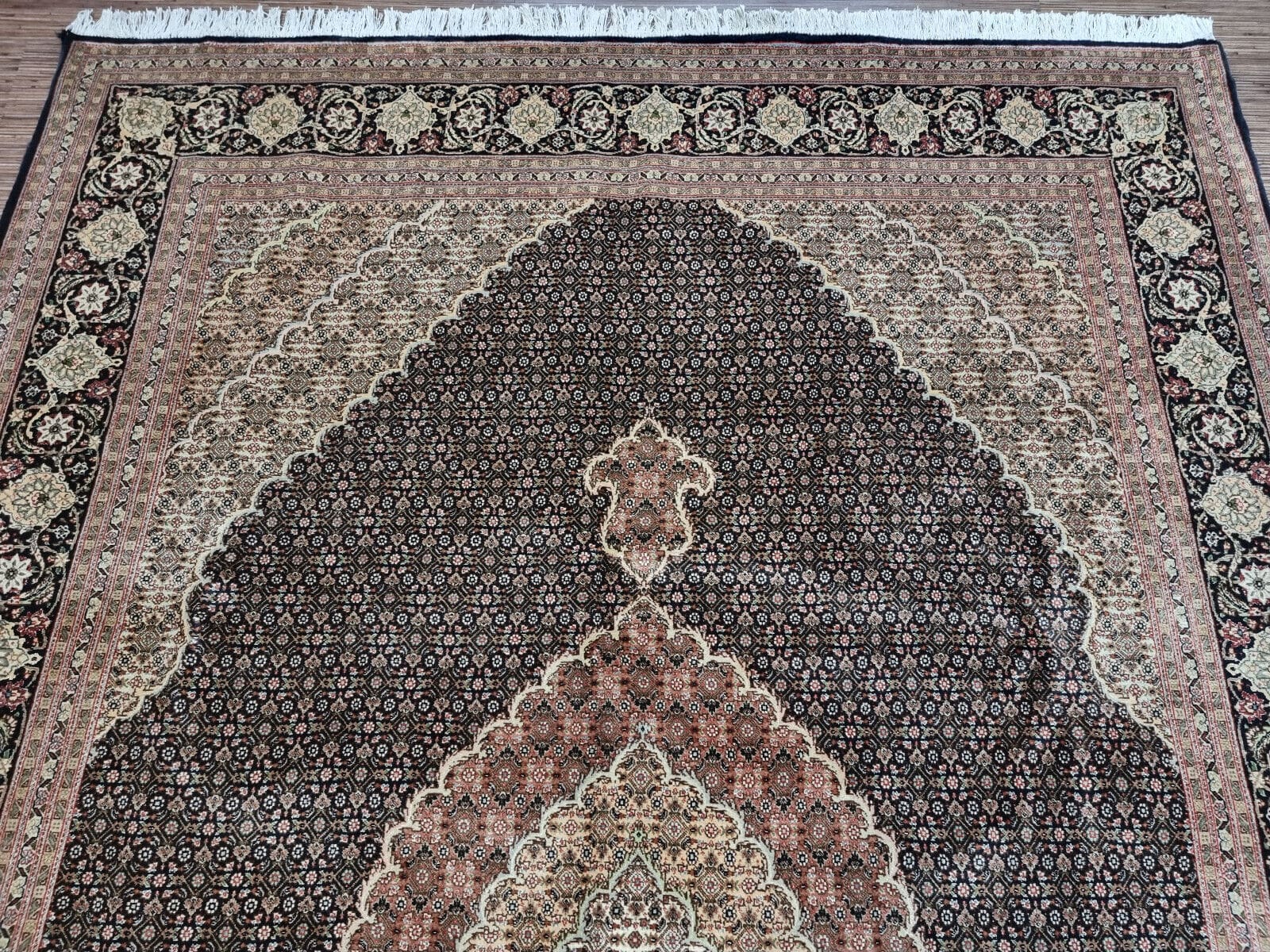 Handgeknüpfter Täbriz Perserteppich 300 × 204 cm