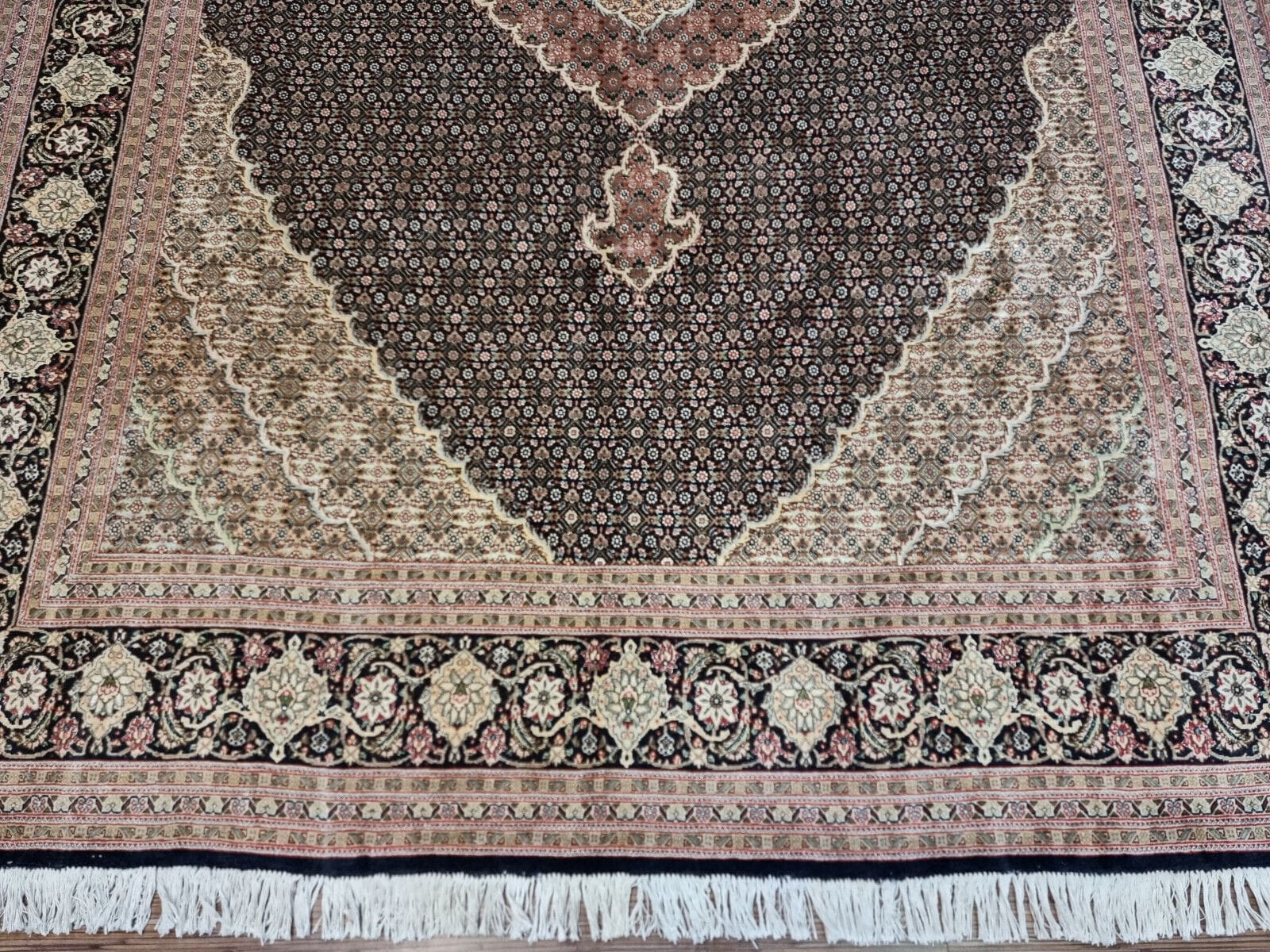 Handgeknüpfter Täbriz Perserteppich 300 × 204 cm