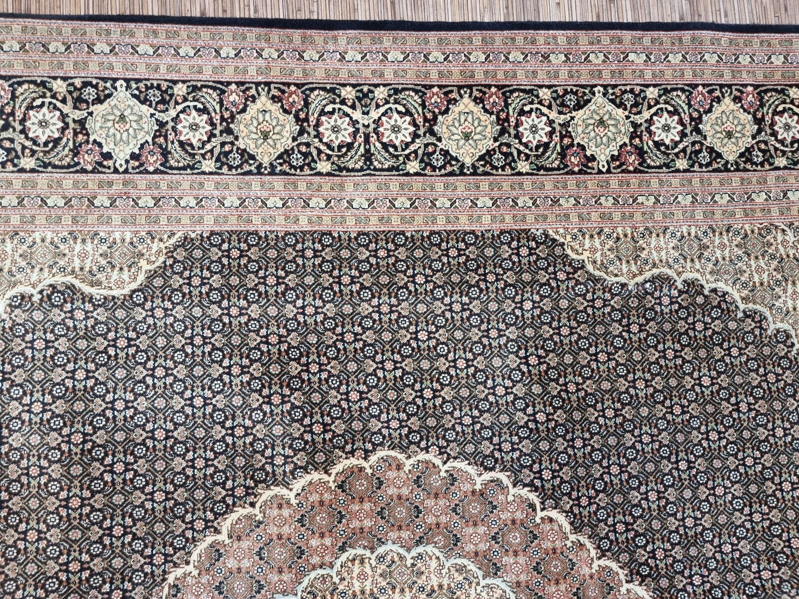 Handgeknüpfter Täbriz Perserteppich 300 × 204 cm