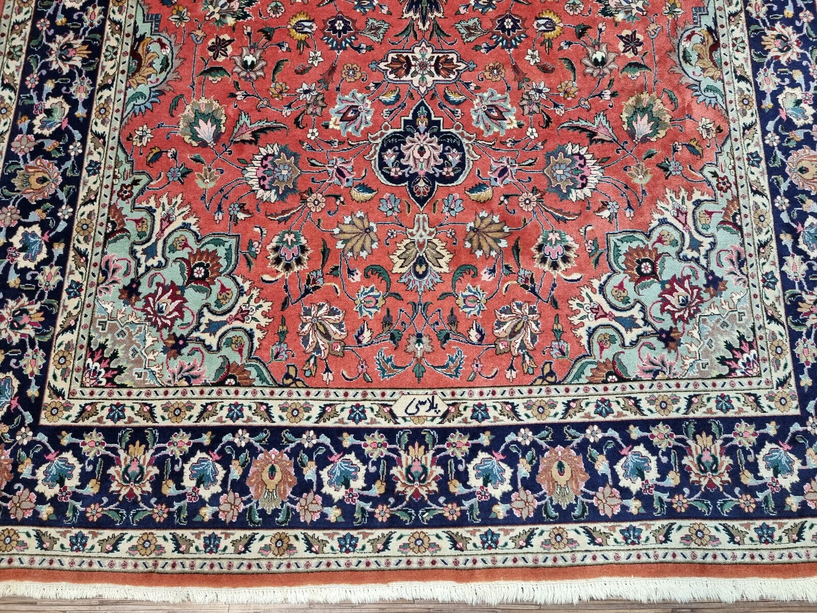 Täbriz Perserteppich 286 × 178 cm aus Wolle, handgeknüpft