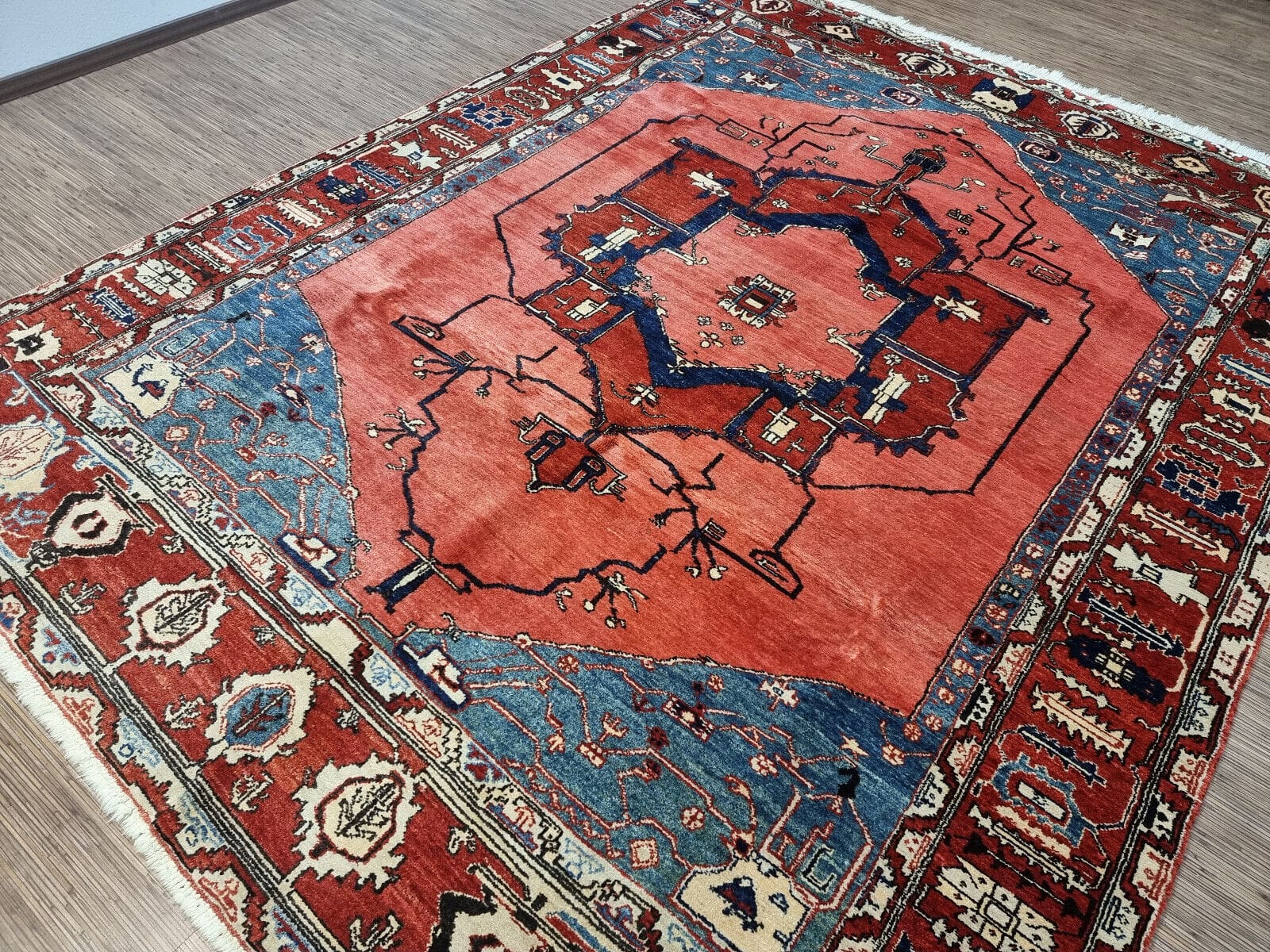 Handgeknüpfter Heriz Orientteppich 330 × 254 cm