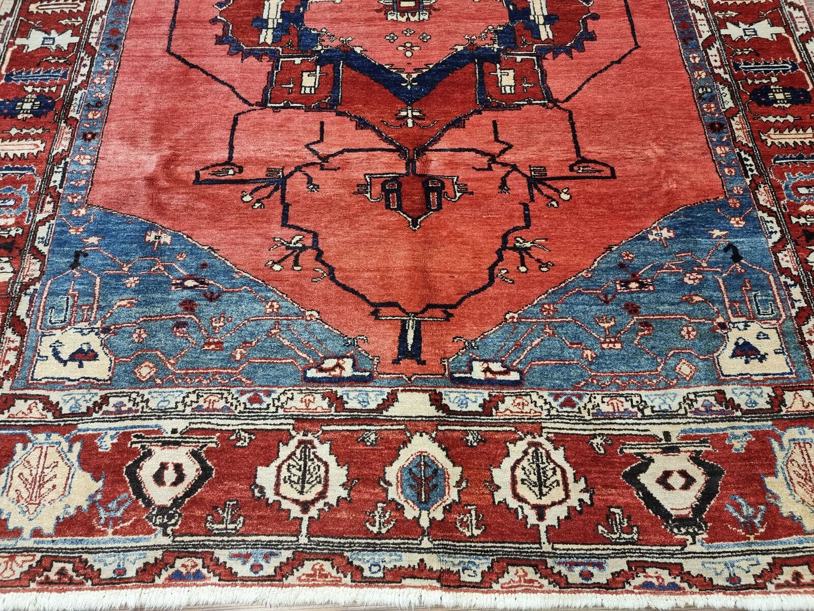 Handgeknüpfter Heriz Orientteppich 330 × 254 cm
