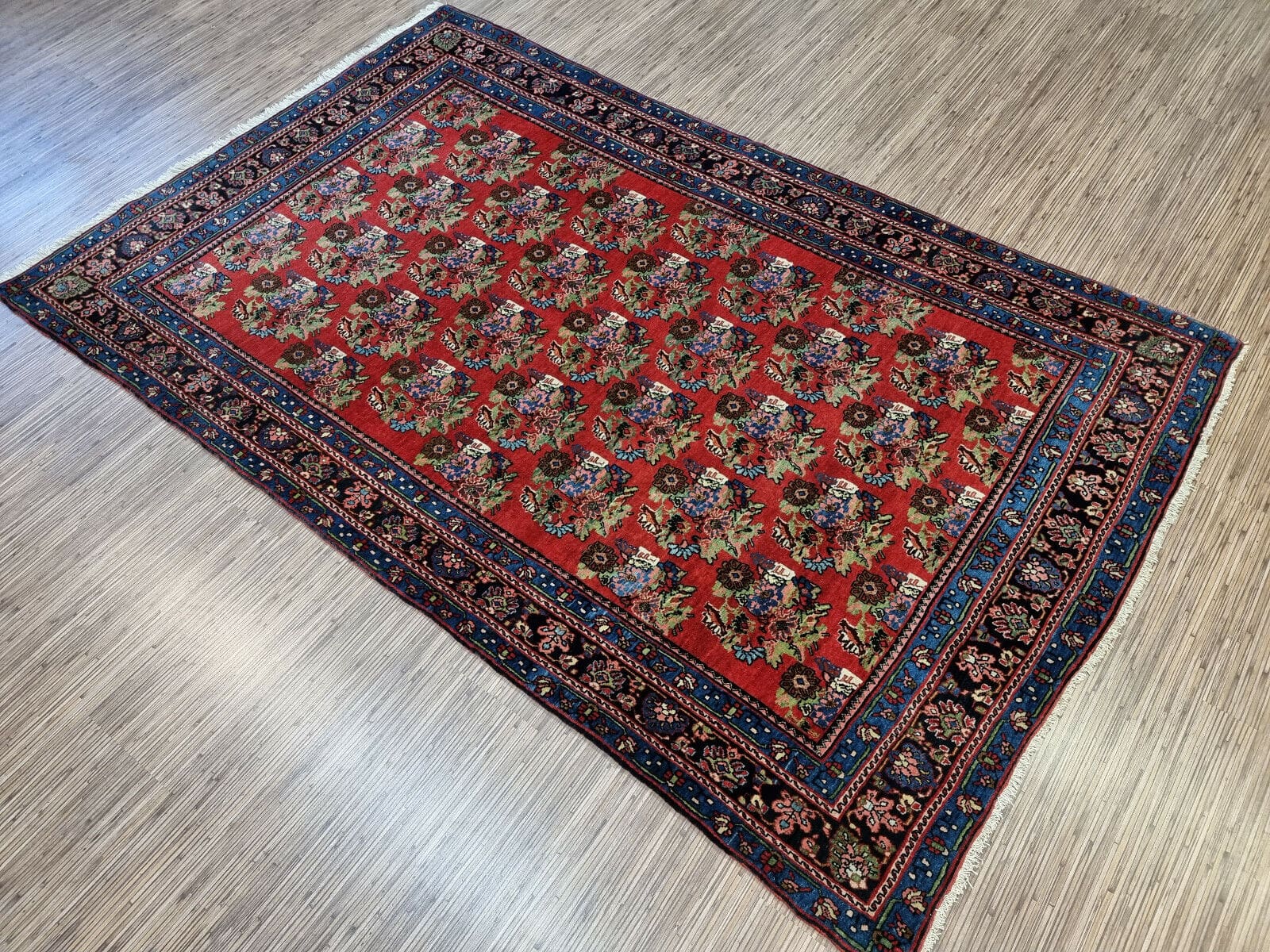Handgeknüpfter Bijar Perserteppich 200 × 132 cm