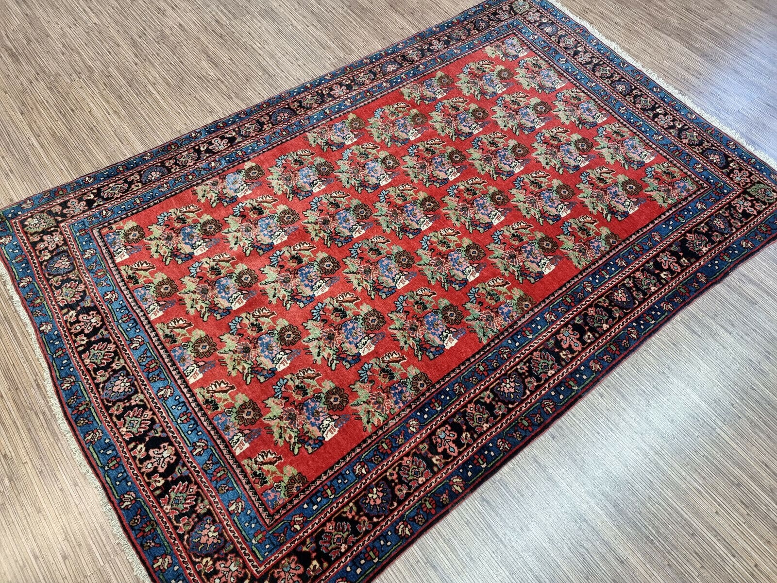 Handgeknüpfter Bijar Perserteppich 200 × 132 cm