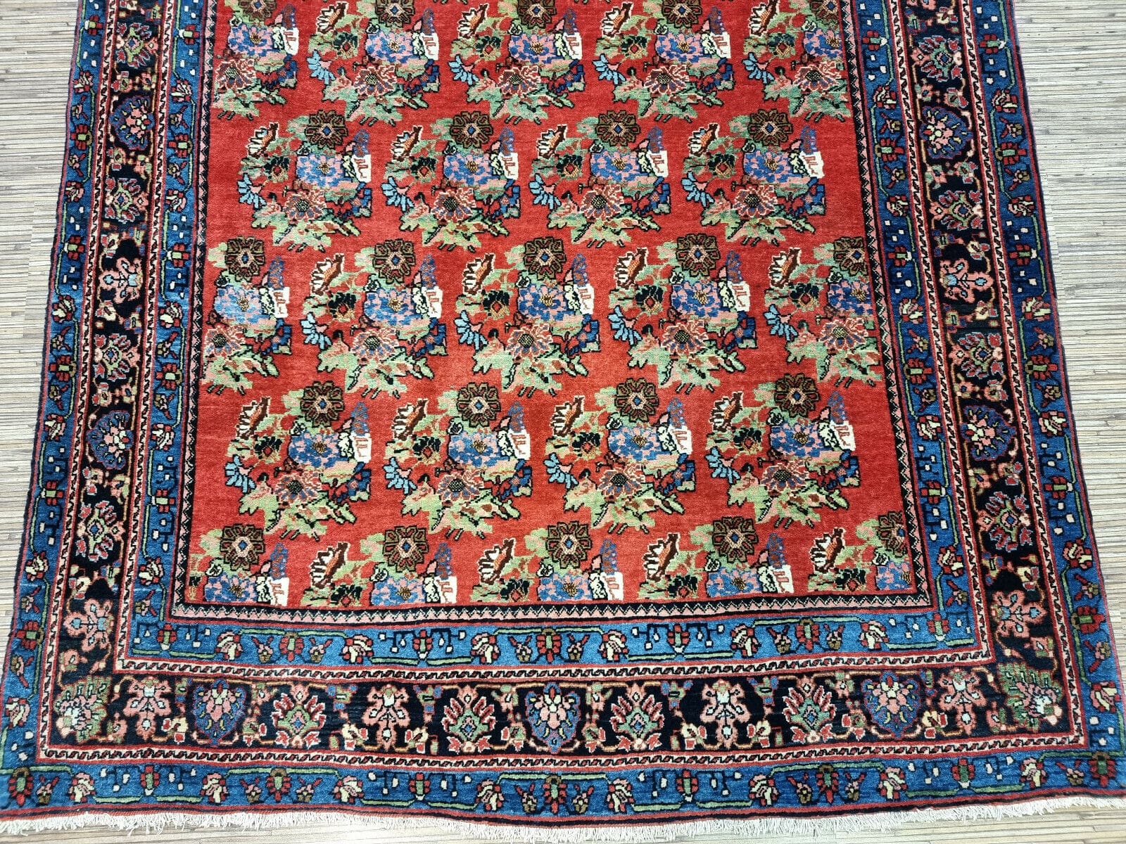 Handgeknüpfter Bijar Perserteppich 200 × 132 cm